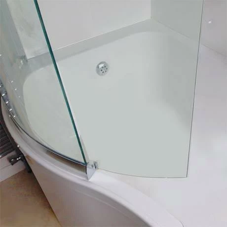 Cruze Bathrooms Cruze Shower Bath Enclosure - 1700mm P-Shaped Inc. Screen + Panel 4 Cruze Bathrooms Cruze Shower Bath Enclosure - 1700mm P-Shaped Inc. Screen + Panel - Image 2