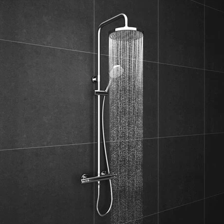 Cruze Bathrooms Cruze Modern Thermostatic Shower - Chrome 2 Cruze Bathrooms Cruze Modern Thermostatic Shower - Chrome