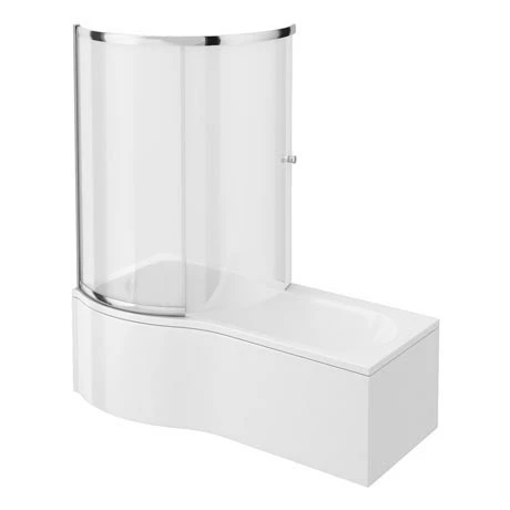 Cruze Bathrooms Cruze Shower Bath Enclosure - 1700mm P-Shaped Inc. Screen + Panel 3 Cruze Bathrooms Cruze Shower Bath Enclosure - 1700mm P-Shaped Inc. Screen + Panel
