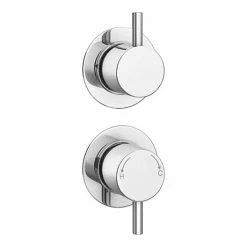 Cruze Bathrooms Cruze Concealed Individual Diverter + Thermostatic Control Shower Valve