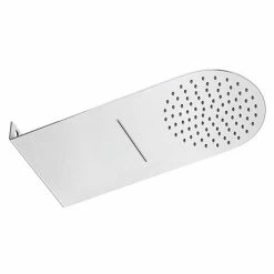 Cruze Bathrooms Cruze Round Flat Dual Fixed Shower Head (Waterfall + Rainfall)