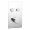 Cruze Bathrooms Cruze Twin Modern Round Push-Button Shower Valve With 2 Outlets 1 Cruze Bathrooms Cruze Twin Modern Round Push-Button Shower Valve With 2 Outlets -Cruze Bathrooms Shop EG PB 02R np