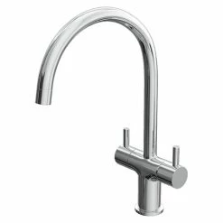 Cruze Bathrooms Cruze Dual Lever Kitchen Sink Mixer Chrome