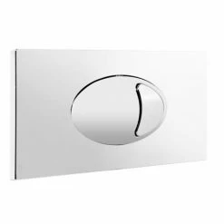 Cruze Bathrooms Cruze Large Chrome Push Button Plate